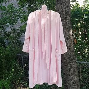 Light pink, terry short robe